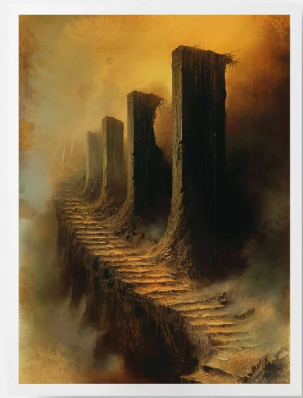 Path of Desolation - dark art - artwork